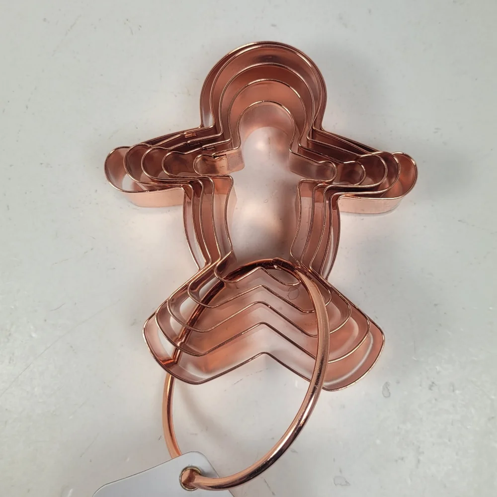 Williams Sonoma Copper Cookie Cutters Set
